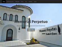 Tablet Screenshot of memorialperpetuo.com